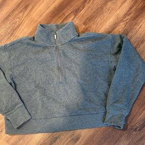 Zella Women’s Cropped Quarter Zip Sweatshirt